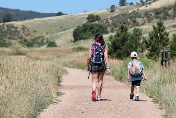 Hiking and Walking with Children Outdoors